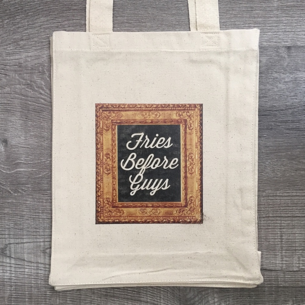 Funny canvas bag/lunch totes